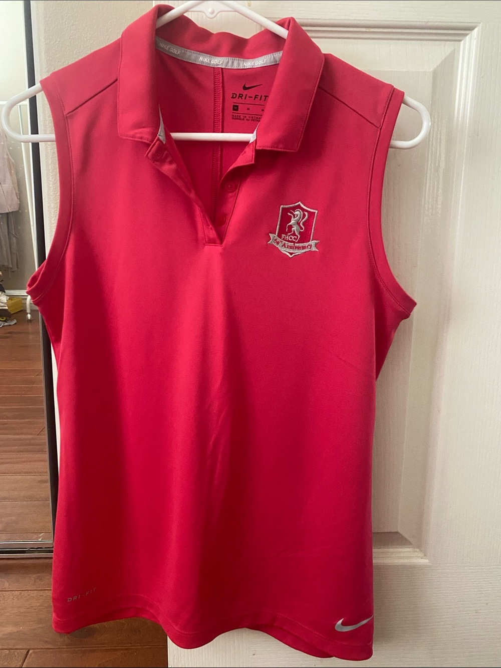Sleeveless Polo Top